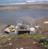 Vertidos fecales en la playa Rosa de los Vientos