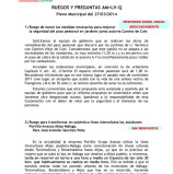 Ruegos y Preguntas AM+LV-Q en Pleno de marzo 2014