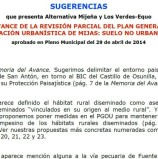 Sugerencias de AM+LV-Q al Avance de Revisión parcial PGOU del Suelo No Urbanizable