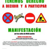 ACUDE Y PARTICIPA en la MANIFESTACIÓN por las calles de Mijas reclamando derecho a participar: JUEVES 31 JULIO‏