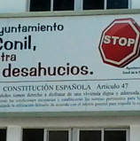 El Ayuntamiento de Conil contra los DESHAUCIOS, ¿por qué no también el de Mijas?
