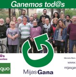 Avance del Cartel electoral de Mijas Gana, Ganemos tod@s