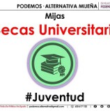 PODEMOS•ALTERNATIVA MIJEÑA Junto a la juventud universitaria mijeña