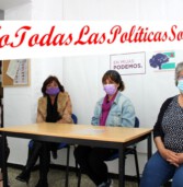 Con las Trabajadoras del Hospital Virgen De La Victoria.