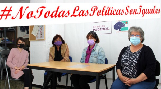 Con las Trabajadoras del Hospital Virgen De La Victoria.